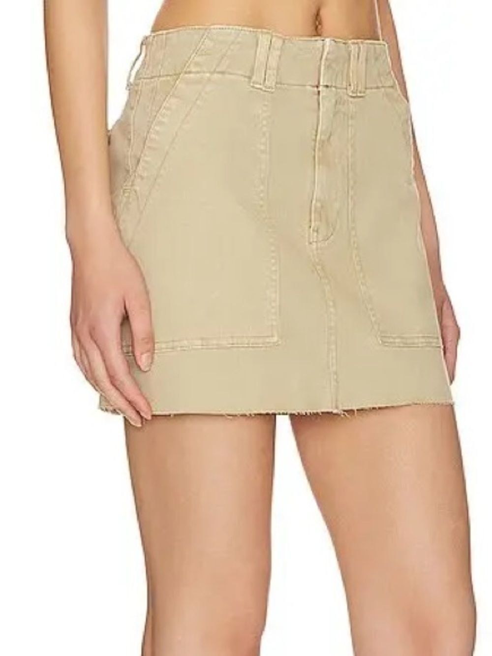 PISTOLA Penelope Beige Skirt, Neutral, 26
